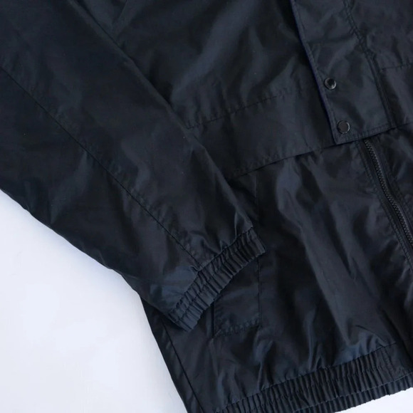 Brooks Vintage Y2K Black with  Neon Green Trim Windbreaker ~Large - Picture 7 of 11